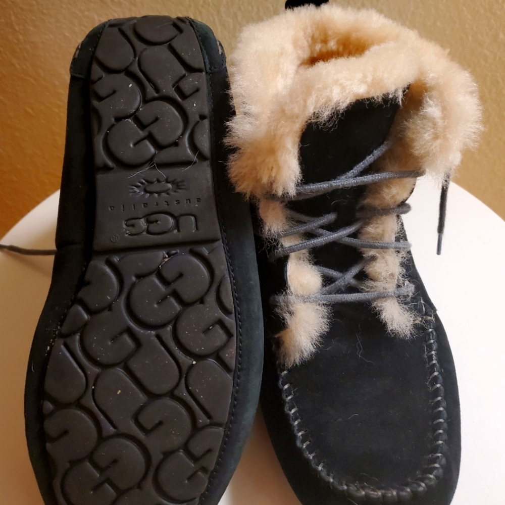 UGG shearling booties. Women's size 7.